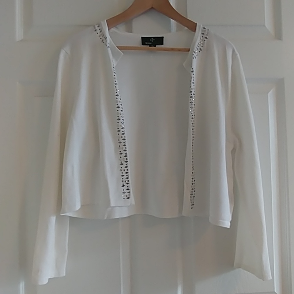 Classy White Cardigan